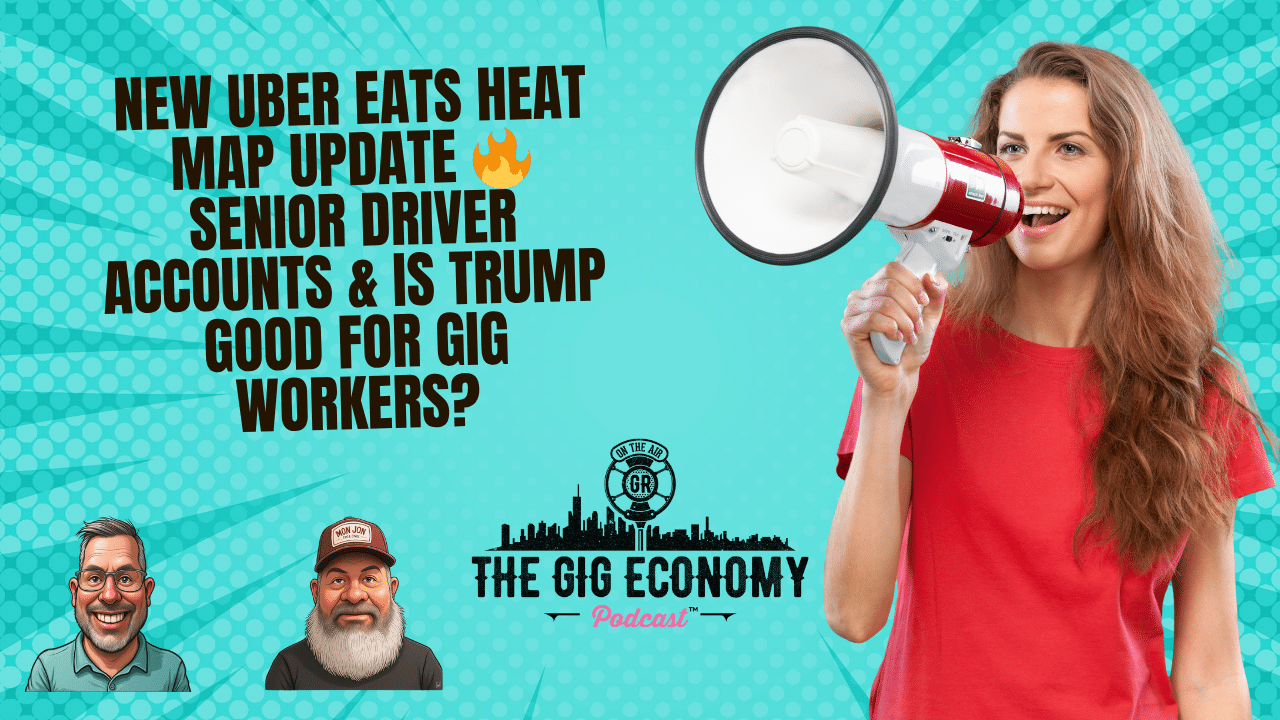 New Uber Eats Heat Map Update 🔥 | Senior Driver Accounts & Is Trump Good for Gig Workers? | Ep 254