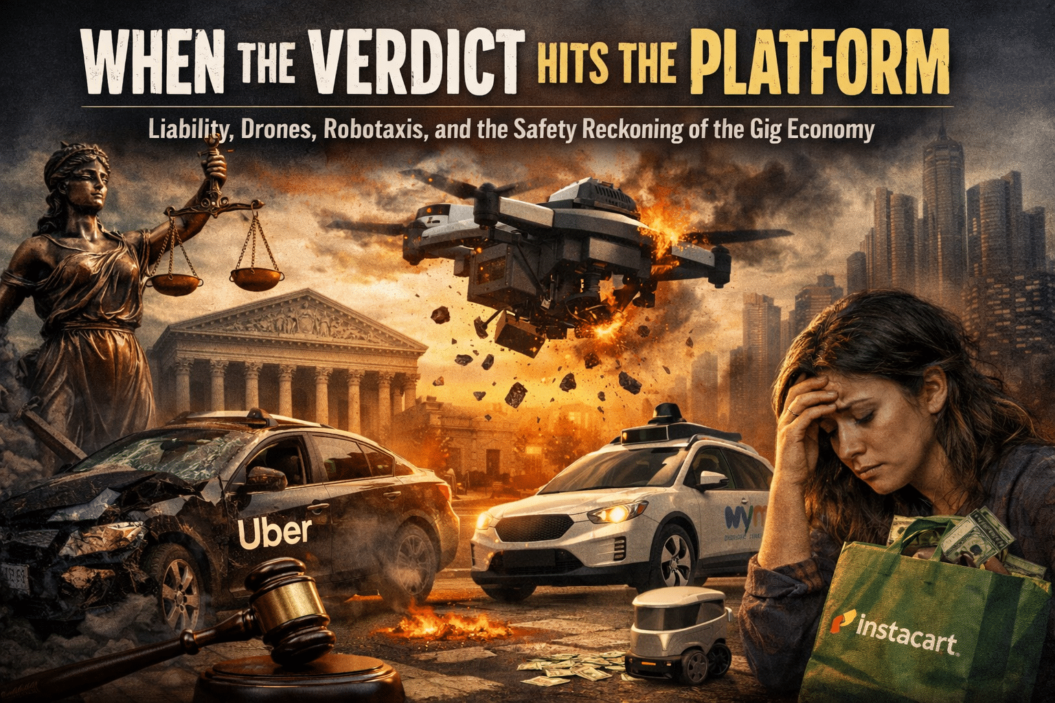 Who Pays When Things Go Wrong? The New Liability Era for Uber, Instacart, and Autonomous Tech