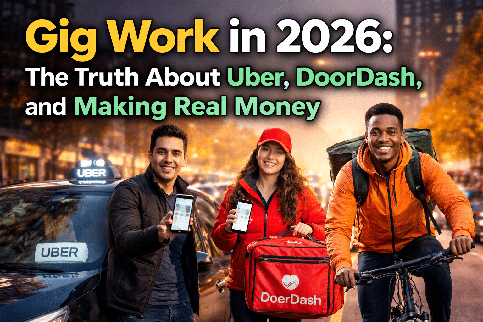 The Hidden Reality of Gig Work: What Uber and Delivery Apps Don’t Tell You